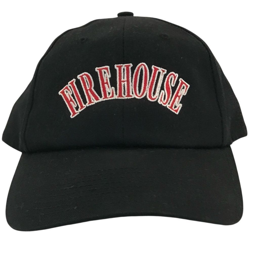 Nike Golf's "Firehouse" Adjustable Black Cotton Baseball Cap